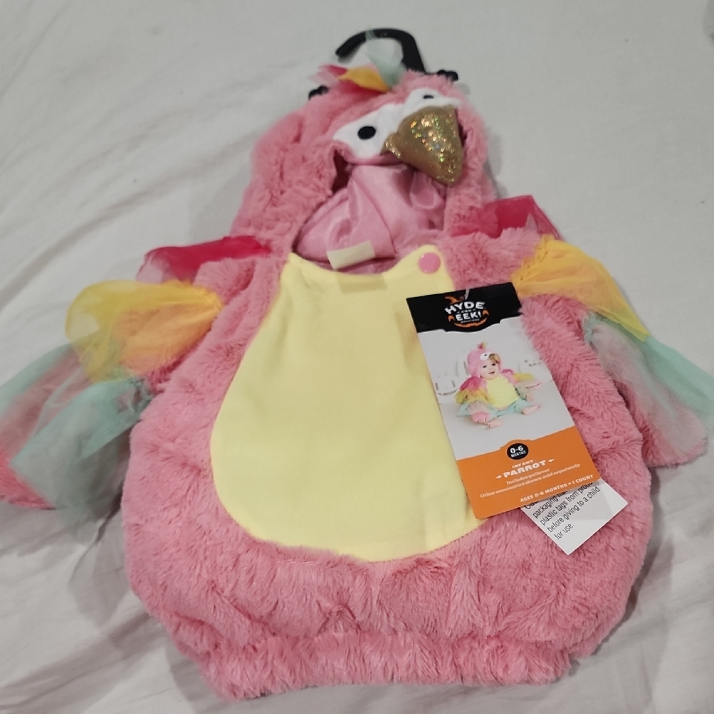 Pink Parrot Kids Costume by